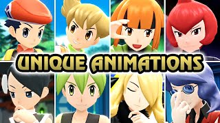 Pokémon Brilliant Diamond amp Shining Pearl  All Special Trainer Animation HQ [upl. by Robi]