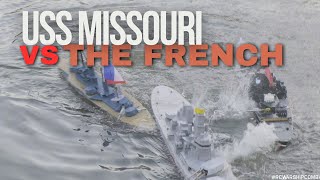 USS Missouri VS The French  RC WARSHIP COMBAT  Georgia 2023 [upl. by Emilio]