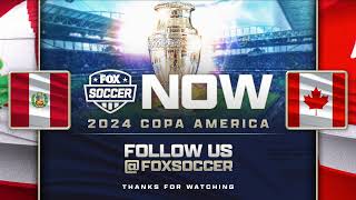 Peru vs Canada Postgame Show  FOX Soccer NOW [upl. by Mad85]