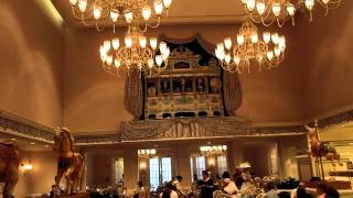 Big Bertha Limonaire Fair Organ at 1900 Park Fare in the Grand Floridian Resort and Spa [upl. by Tnomyar882]