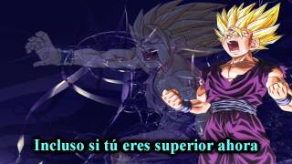 Dragon Ball Z Unmei no Hi Tamashii VS Tamashii  Tema de Gohan Letra español [upl. by Levenson]