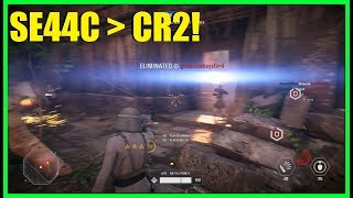 Star Wars Battlefront 2  SE44C with Rapid fire better than CR2  Darth Vader Killstreak [upl. by Abbotsun]