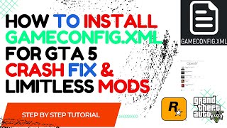 How to install Gameconfig  limitless Fix GTA crash [upl. by Schnapp877]