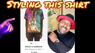 EXCLUSIVE DOLCE amp GABBANA SILK HAWAIIAN 🌺 SHIRT WITH A PAIR OF DOLCE amp GABBANA SHOES [upl. by Grantland]