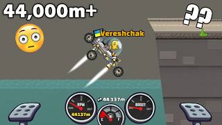 Hill Climb Racing 2  CITY 44137m on MOONLANDER GamePlay [upl. by Atwahs]