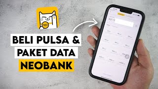 Tutorial Membeli Pulsa Di Aplikasi Neobank [upl. by Doralynn]