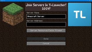 How To Play Servers In TLauncher 2024 [upl. by Murry]