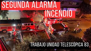 FUEGO en locales comerciales  Trabajo con U83 Telescópico POV [upl. by Angelis]