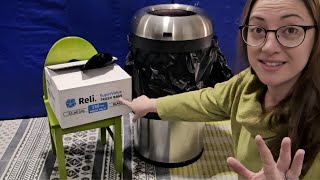 Reli 5560 Gallon Trash Bags Review HeavyDuty amp Durable [upl. by Ilecara453]