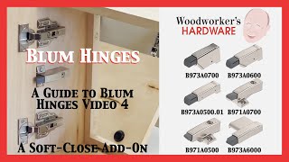 Blum Hinges Series  Installing an Easy to Use SoftClose AddOn [upl. by Cristian496]