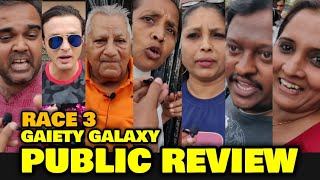 Race 3 HONEST Public Review At Gaiety Galaxy  Salman Khan Anil Kapoor Bobby Daisy Jacqueline [upl. by Schreiber]