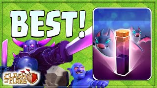 BEST BAT SPELL ATTACK STRATEGY AT TH10  PEKKABOBAT [upl. by Acquah570]