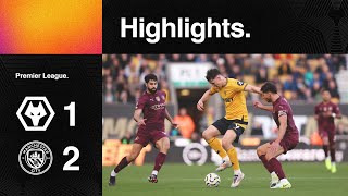 Late heartbreak against Man City  Wolves 12 Manchester City  Highlights [upl. by Rriocard]