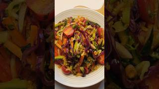 Crazy cabbage salad 🥗 helped my mom lose 10kg in just a month 😲 recipe salad veganrecipes food [upl. by Enineg]