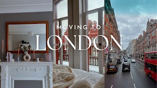 LONDON DIARIES moving to london  empty flat tour [upl. by Ynnavoj]