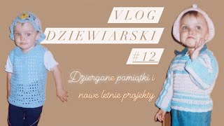 Vlog Dziewiarski 12 Dzień dziergania w miejscach publicznych  Dziergane pamiątki  Dziergane Niebo [upl. by Aitra776]