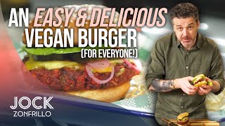 Try Avas Easy And Delicious Vegan Burger  Tasty Vegan Recipes  Jock Zonfrillo [upl. by Akeim]