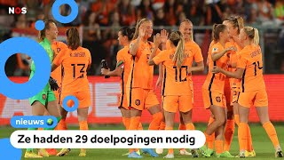 Oranjevrouwen plaatsen zich voor WK [upl. by Harry837]