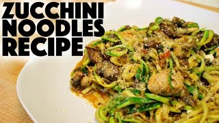 zoodles recipe  what I eat in a dayketogenic dietlow carb chicken recipes for dinner  ketosis [upl. by Atlas207]