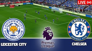 🔴Live  Chelsea vs Leicester I English Premier League 202425 Season Match Live eFootball Pes 21 [upl. by Bonine83]