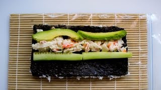 California Sushi Roll Recipe [upl. by Enitsyrk795]