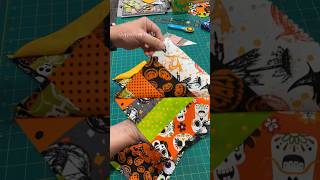 Halloween Hijinx “Illusionistics” Quilt shorts Strip Quilting Multiple Layouts Use up Your Scraps [upl. by Tedra]