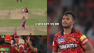 T Natarajan Bowling IPL 2024  T Natarajan Take 2 Wickets Against Rr  T Natarajan Bowling Today [upl. by Lipp]