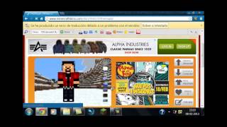 Como descargar e intalar skins para minecraft 151 y 152 [upl. by Gaylord]