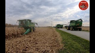 2018 Corn Harvest in Ontario Canada at Parkland Farms [upl. by Veronike850]