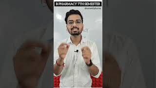 B Pharmacy 7th Semester  Carewell Pharma [upl. by Griz180]