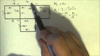 Circuit Nodal Analysis  Review 2 with Clarifications [upl. by Melliw]