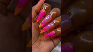 Would you wear 3D nail art 👀💅🏽 softgel [upl. by Clark]