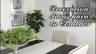 DECORACIONIDEAS PARA TU COMEDORDIYDECORACIONES [upl. by Nrol]