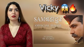 Samबहादुर  Official Teaser Reaction  Vicky Kaushal  Meghna Gulzar  Ronnie S [upl. by Adlai373]