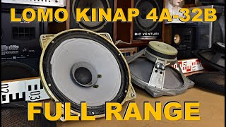 LOMO KINAP 4A32B Top Full Range Soviet Alnico Speakers  year 1990 [upl. by Sension]