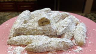 Easy Homemade Lady Fingers Recipe  Mexican Wedding Cookies  Christmas Cookies [upl. by Haidej695]