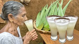 Aloe Vera Juice  Aloe Vera Drink  Natural Aloe Vera Juice  Fresh Aloe Vera Juice by Grandma Menu [upl. by Oberon]