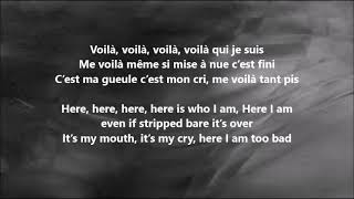 Barbara Pravi  Voilà  Lyrics  English translation  France  Eurovision 2021 [upl. by Blanche]