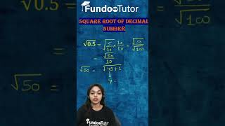 Shorts Trick to Find Square Root of Decimal Number [upl. by Bernardine]