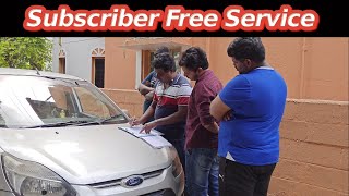 Subscriber Free Service Campaign Feed Back  Chennai Car Tech Subscriber Free Service [upl. by Letnohs]