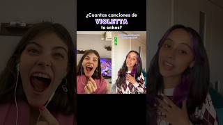 ¿Cuantas CANCIONES de VIOLETTA te Sabes 🤔💜🎶 [upl. by Anitnoc]