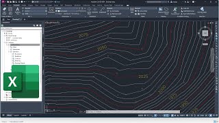 Crear curvas de nivel en AutoCAD Civil 3D [upl. by Diogenes]