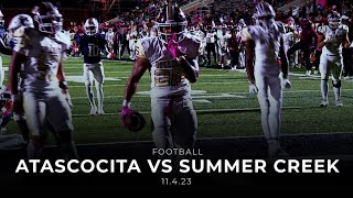 Atascocita vs Summer Creek Football 11423 [upl. by Phiona]