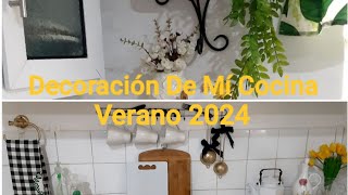 NUEVA DECORACIÓN DE MÍ COCINA🍋🍶🌱VERANO 2024🌟NEW SUMMER🍋🌼 vlogs summer 2024 video reels [upl. by Luhe532]