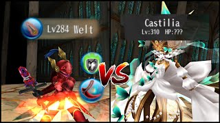 Toram Online  Solo TwoHanded Sword VS Castilia Lv 310 High difficulty Boss [upl. by Milty]