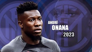 André Onana 2023  Amazing Saves Show [upl. by Suolekcin]