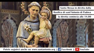 Santa Messa in diretta dalla Basilica del Santo a Padova [upl. by Jorgensen767]