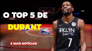 Kevin Durant fala o seu quinteto ideal na NBA [upl. by Kesley753]