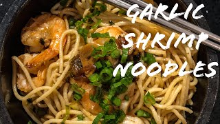 Garlic Shrimp Noodles inspired by GyuKaku [upl. by Yerffoj519]