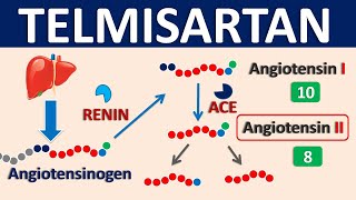 Telmisartan  Mechanism side effects precautions amp uses [upl. by Truitt]